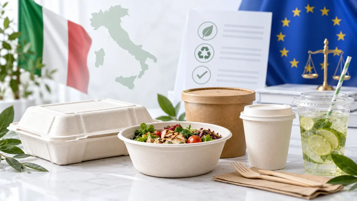 Italy’s 2026 Compostable Packaging Rule vs EU PPWR: What Foodservice Buyers Need to Know